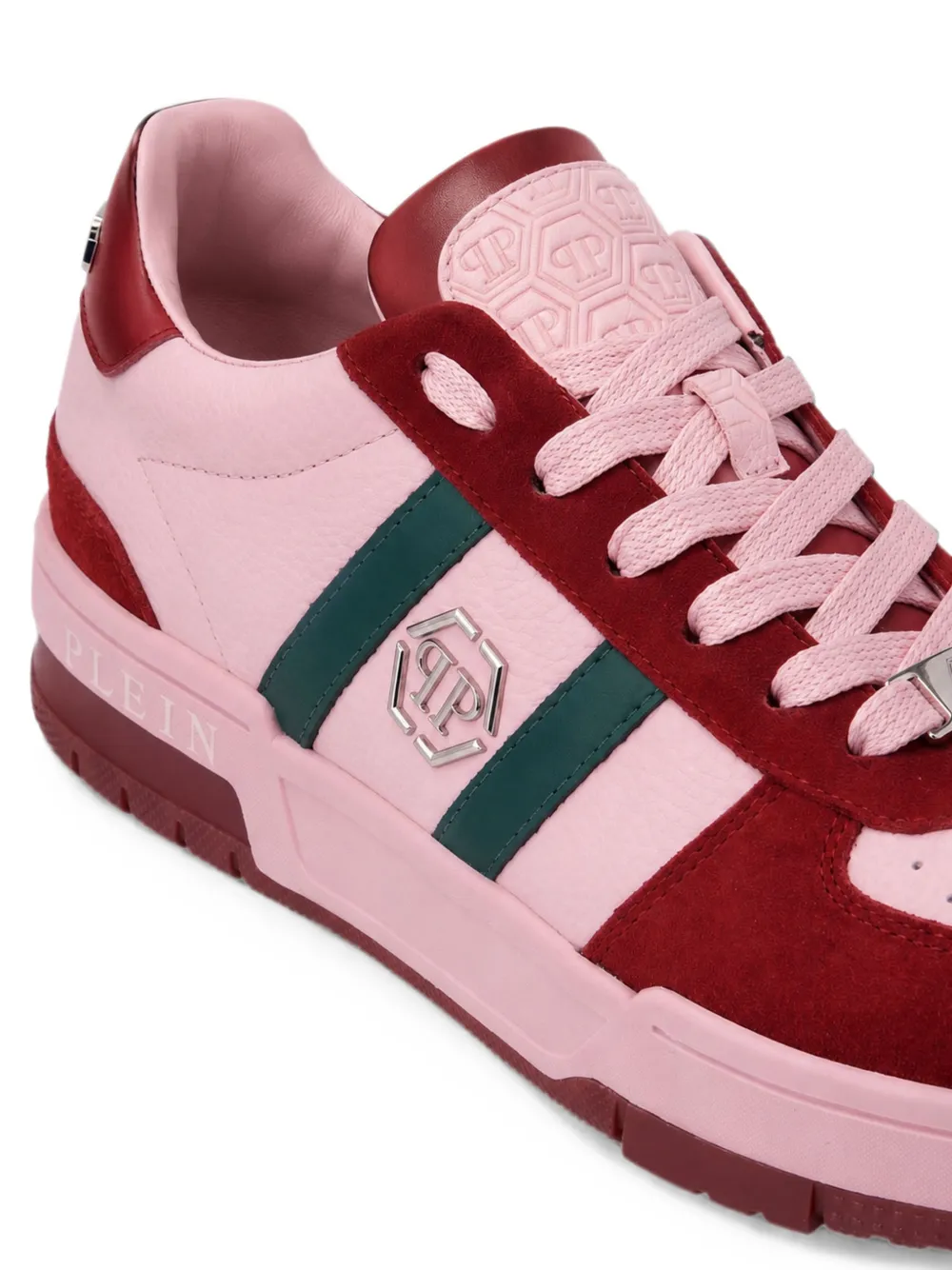 Philipp Plein low-top sneakers mix-color Roze