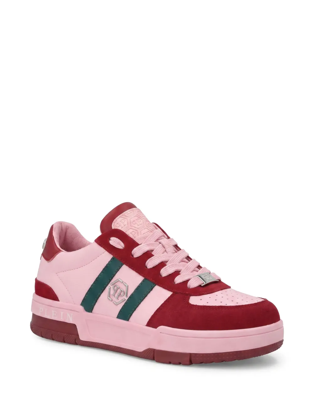 Philipp Plein low-top sneakers mix-color Roze