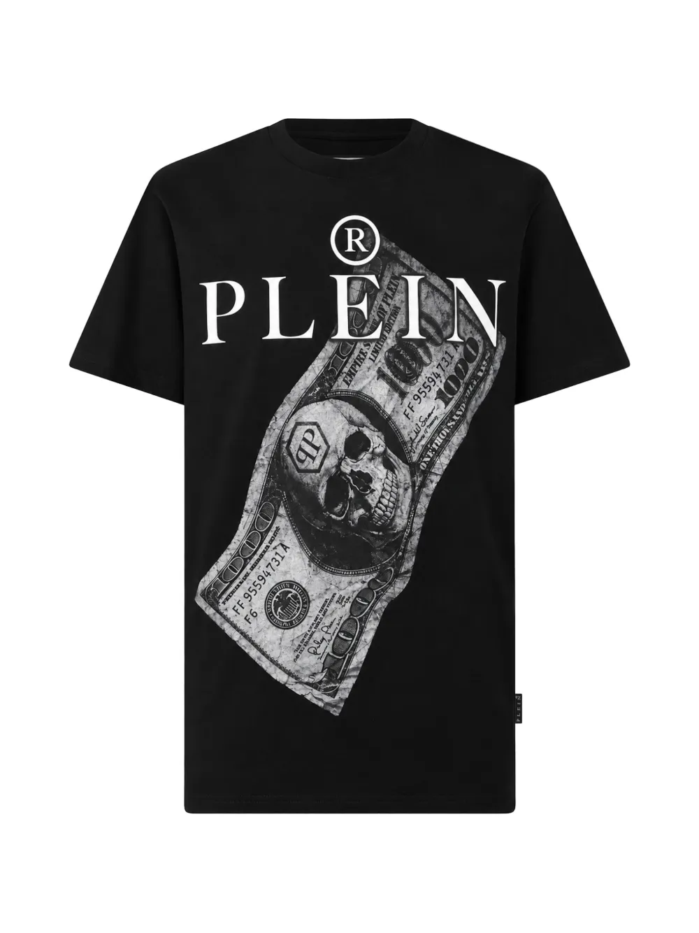 Philipp Plein jersey T-shirt Dollar - Nero