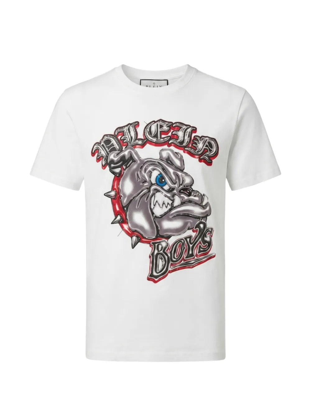 Philipp Plein 불독 플레인 보이즈 저지 티셔츠 | 화이트 | Image 1