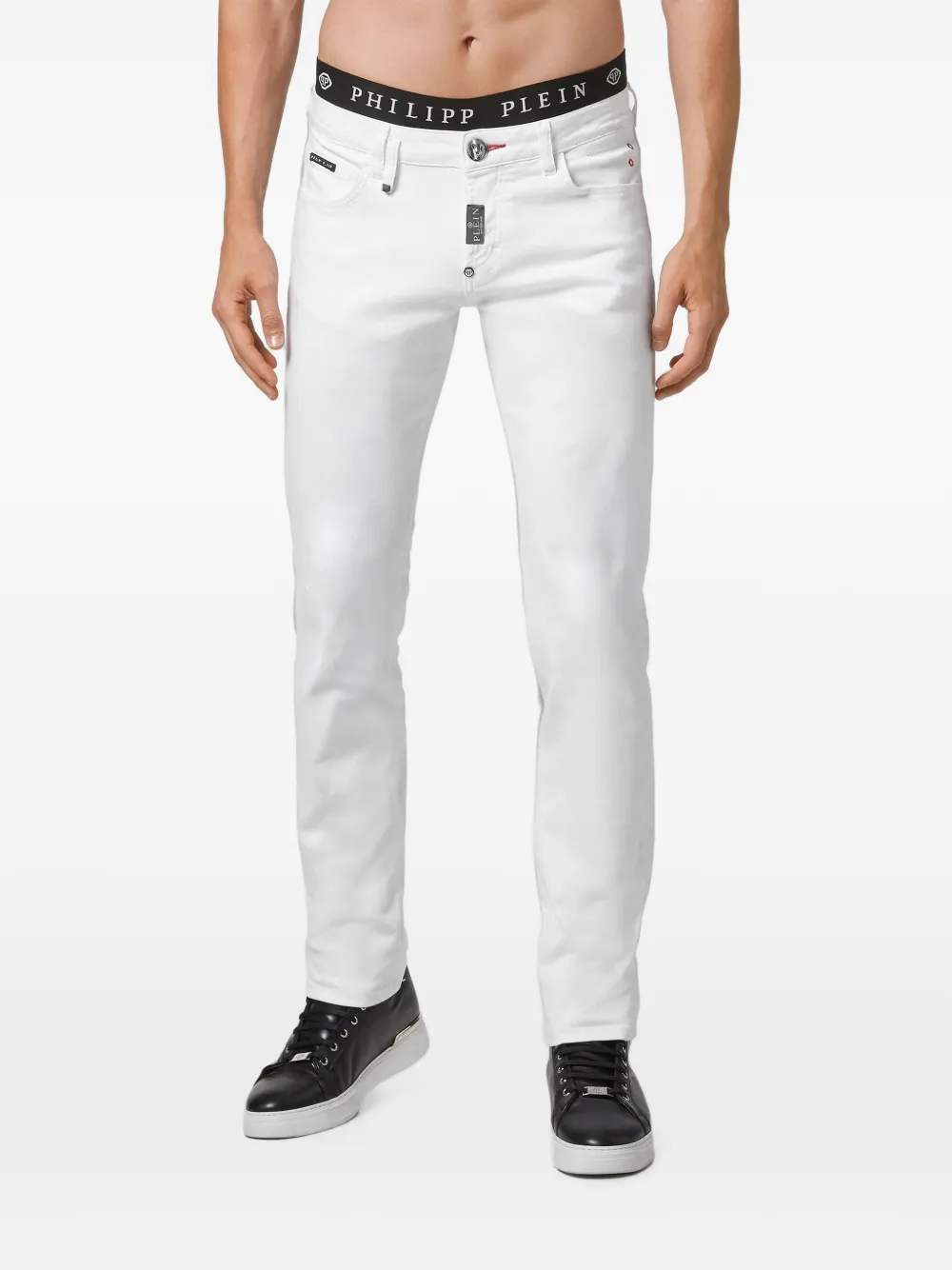 Philipp Plein Supreme straight jeans Wit