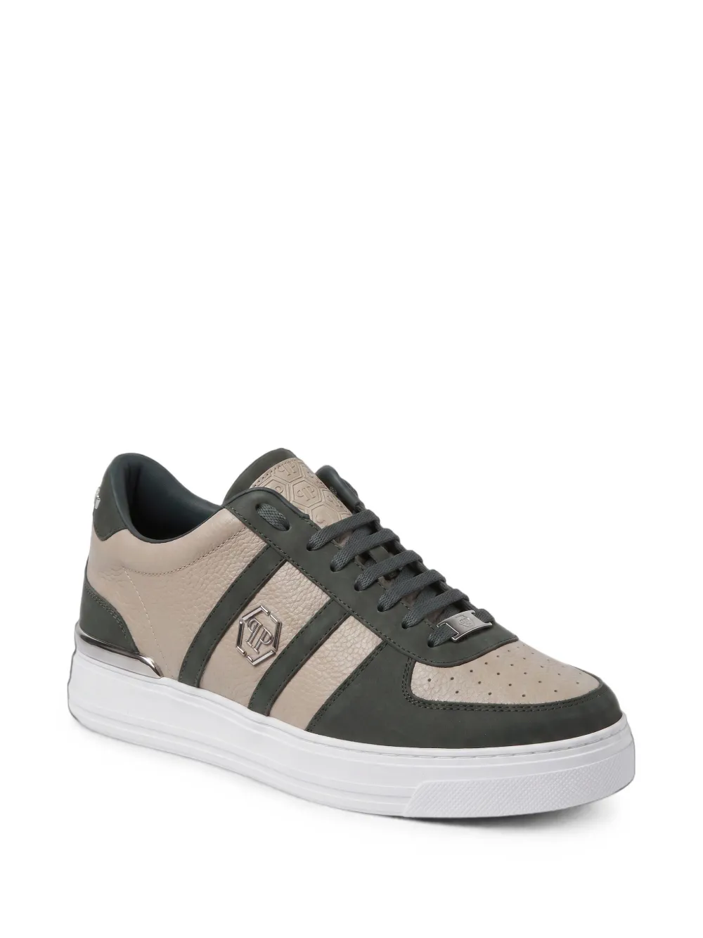 Philipp Plein low-top sneakers mix color Beige