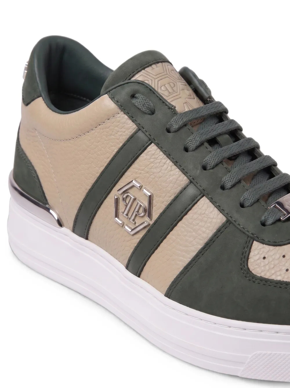 Philipp Plein low-top sneakers mix color Beige