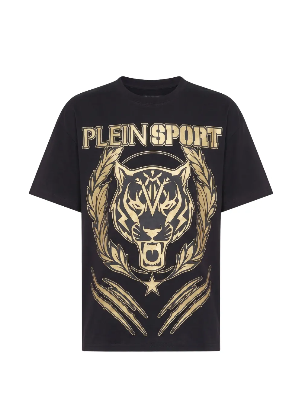Plein Sport T-shirt Tiger Crest - Nero