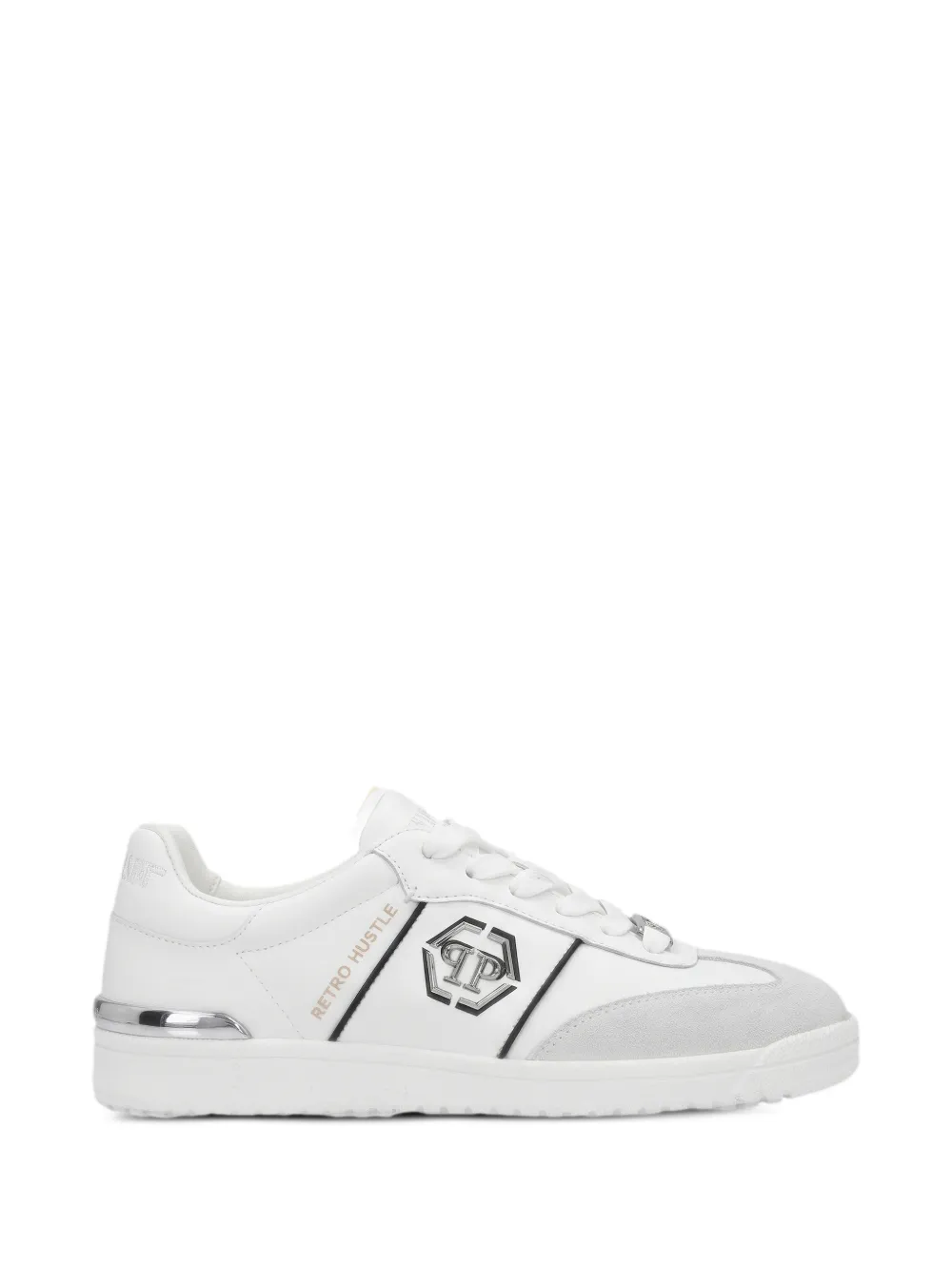 Philipp Plein low-top sneakers Retro Hustle bicolor Wit