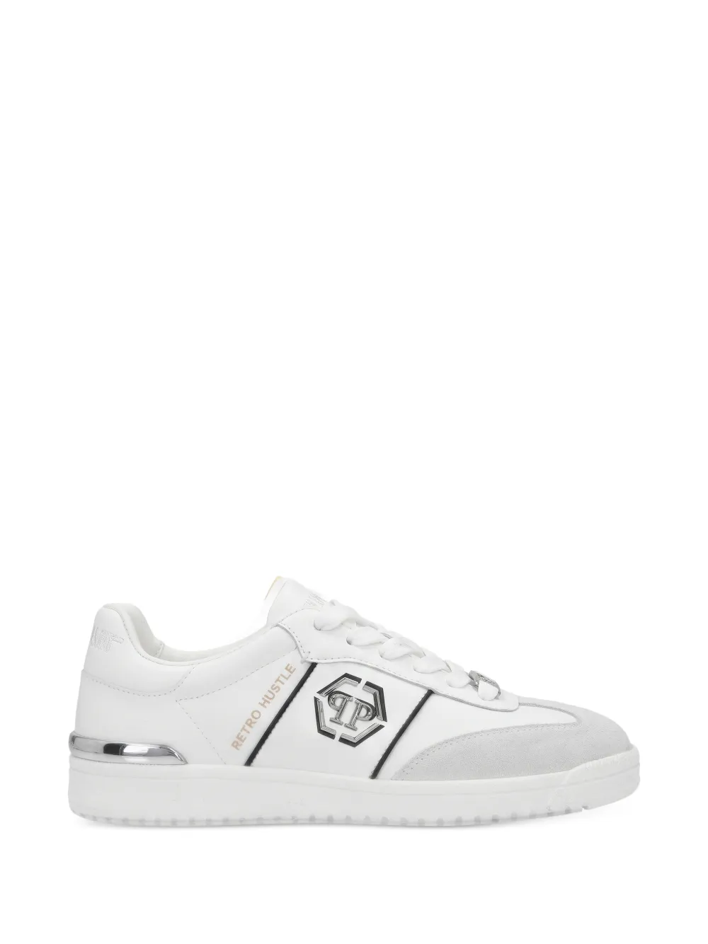 Philipp Plein low-top sneakers Retro Hustle bicolor Wit