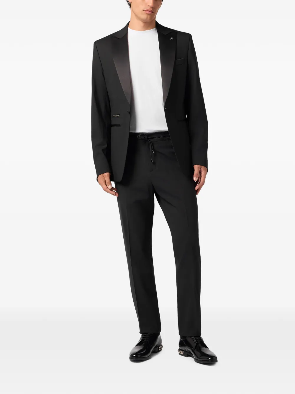 Philipp Plein Skull Strass blazer Zwart