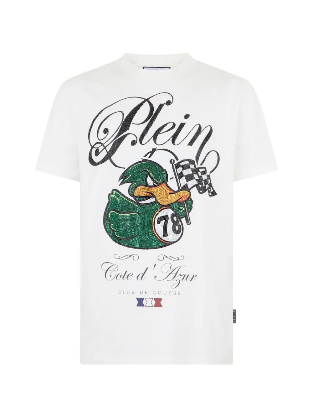 Philipp Plein T-shirt Duck Cote d'Azur - Bianco