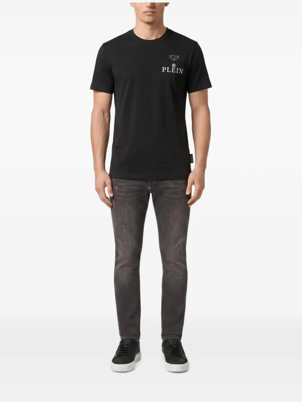Philipp Plein R jersey T-shirt Zwart