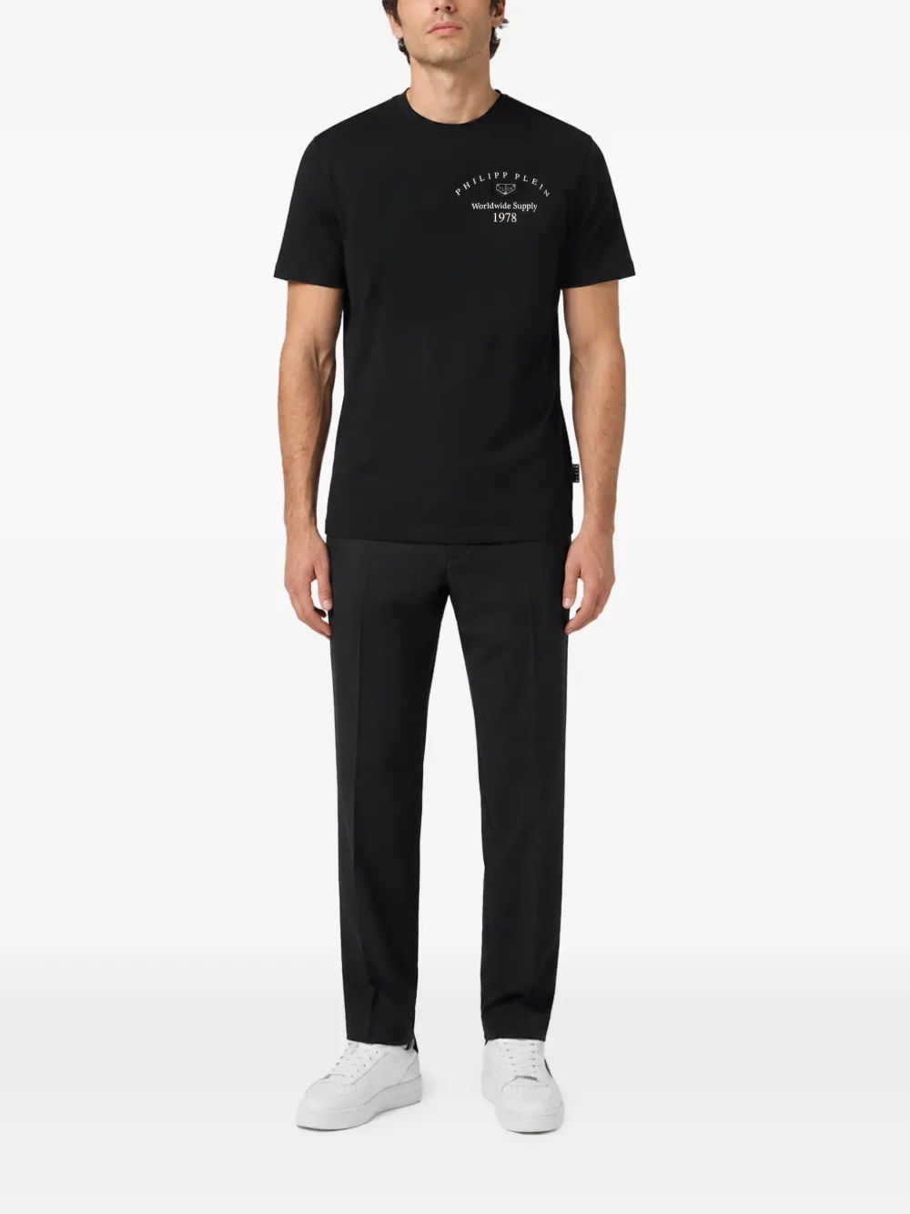 Philipp Plein Jersey T-shirt Zwart