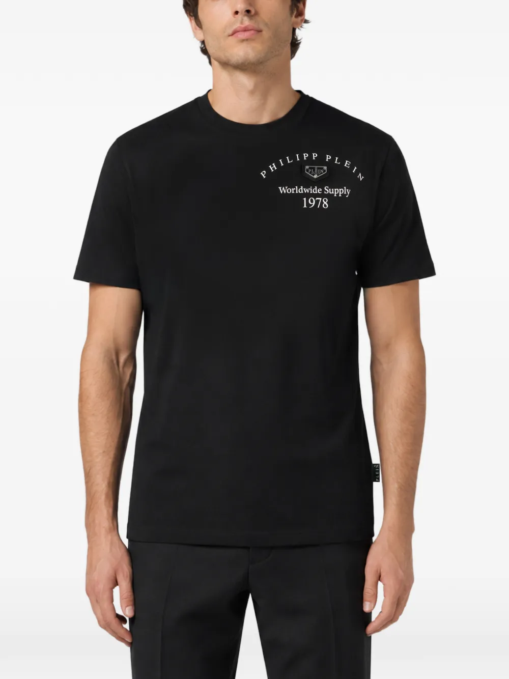 Philipp Plein Jersey T-shirt Zwart