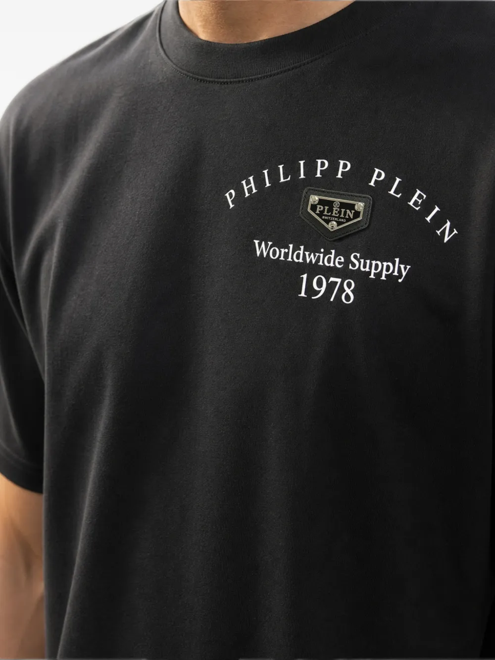 Philipp Plein Jersey T-shirt Zwart