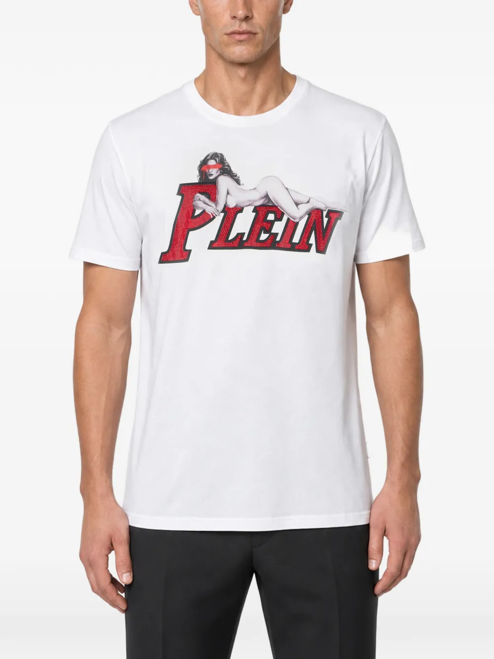 Philipp Plein Pin Up jersey T-shirt Wit