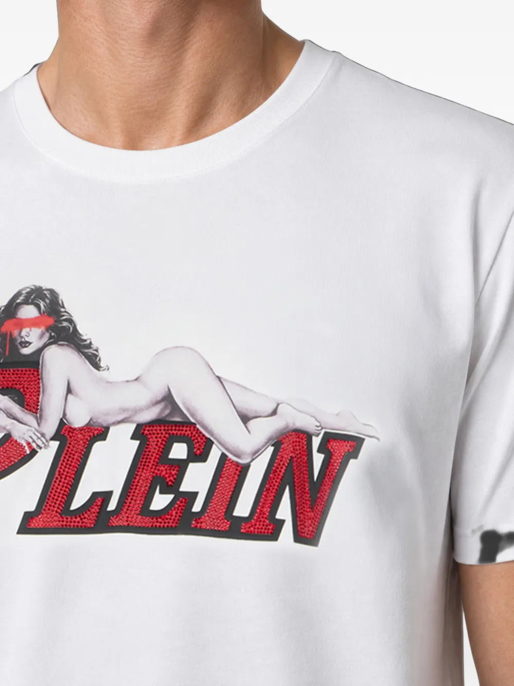 Philipp Plein Pin Up jersey T-shirt Wit