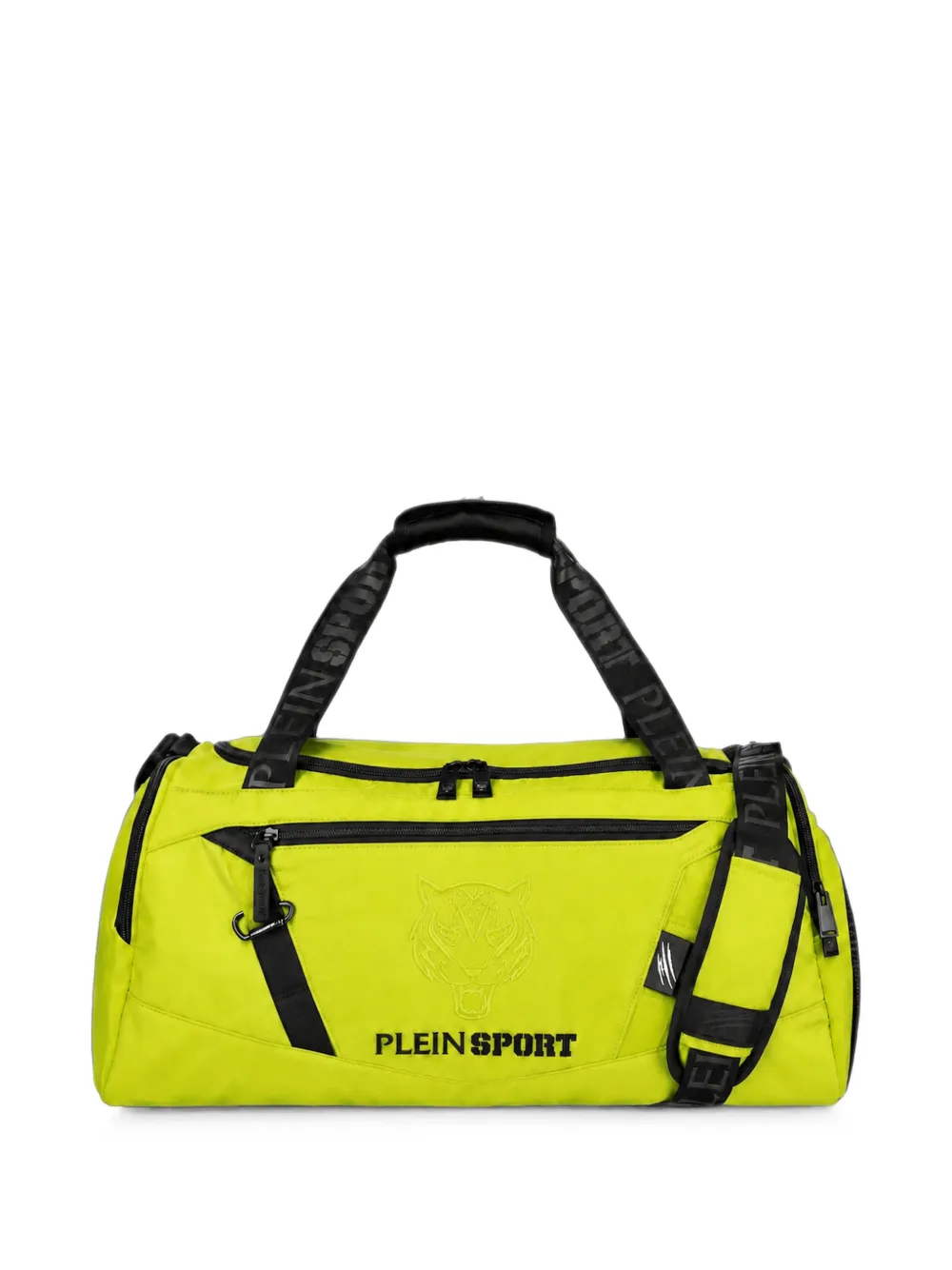 Plein Sport Tiger-patch duffle bag - Giallo