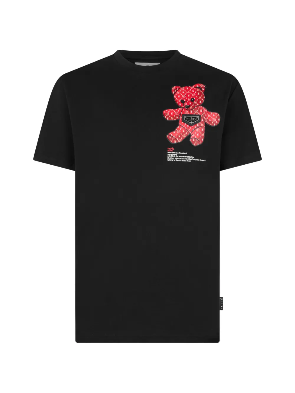 Philipp Plein jersey T-Shirt Teddy chest - Nero