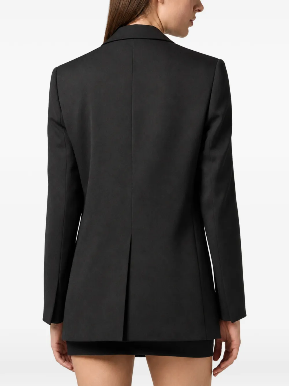 Philipp Plein single breasted fit blazer crystal strass Zwart