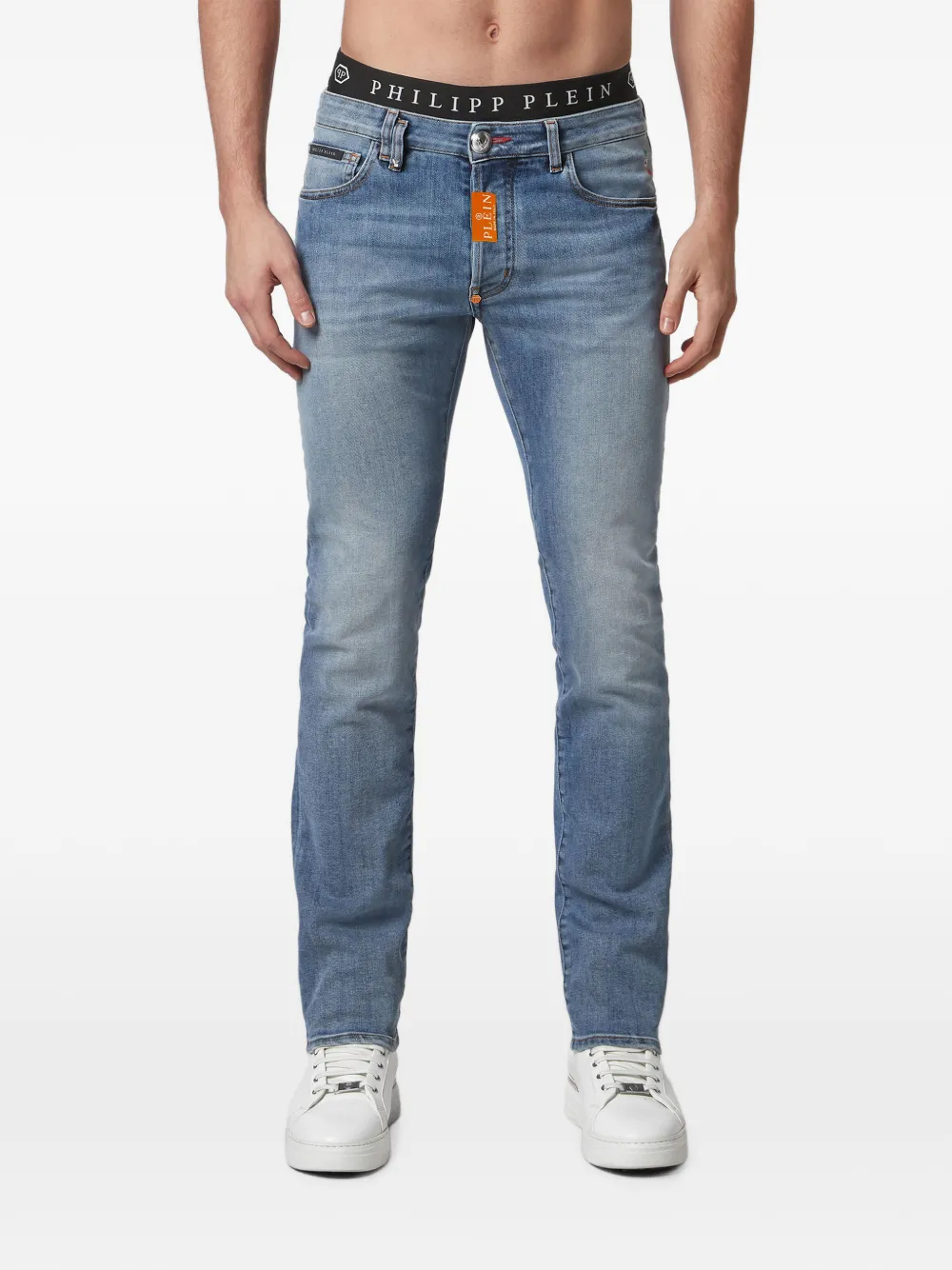 Philipp Plein Straight Supreme jeans Blauw
