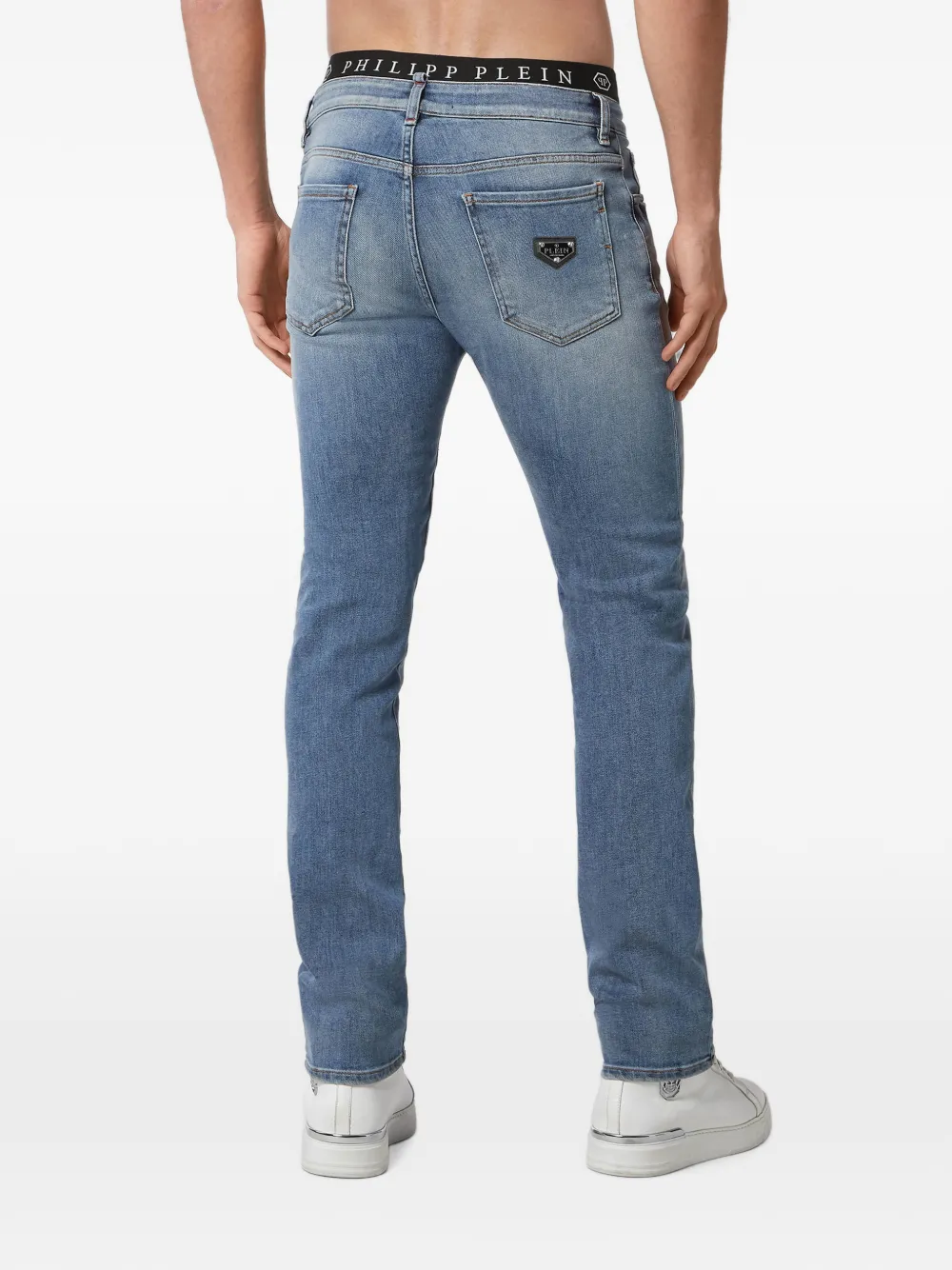Philipp Plein Straight Supreme jeans Blauw