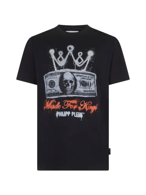 Philipp Plein jersey T-Shirt Crown Dollar