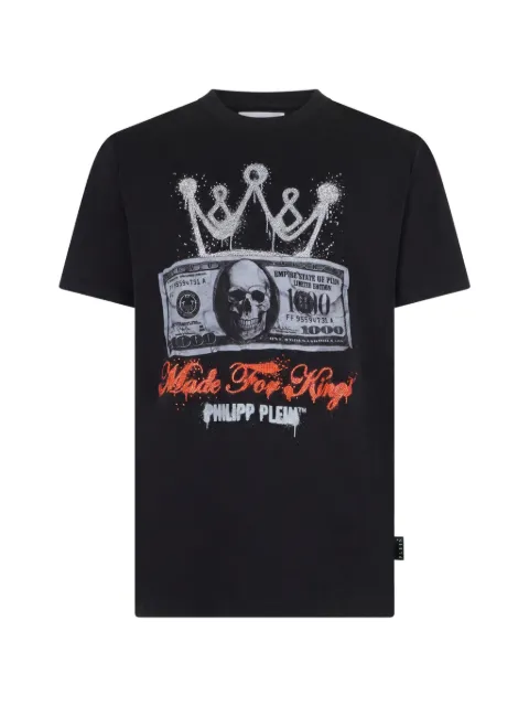 Philipp Plein Camiseta Crown Dollar de jersey