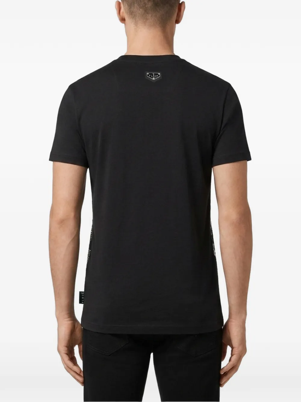 Philipp Plein Jersey T-shirt Crown Dollar Zwart