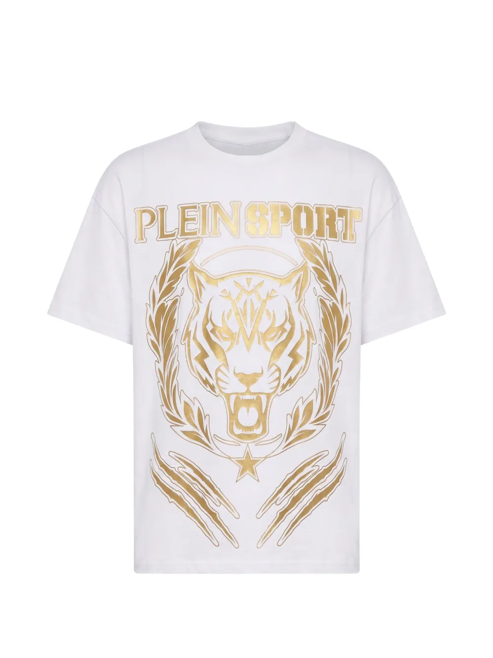 Plein Sport tiger crest t-shirt - Bianco