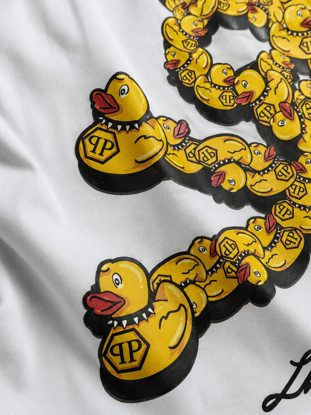 Philipp Plein Duck skull Jersey T-shirt Wit