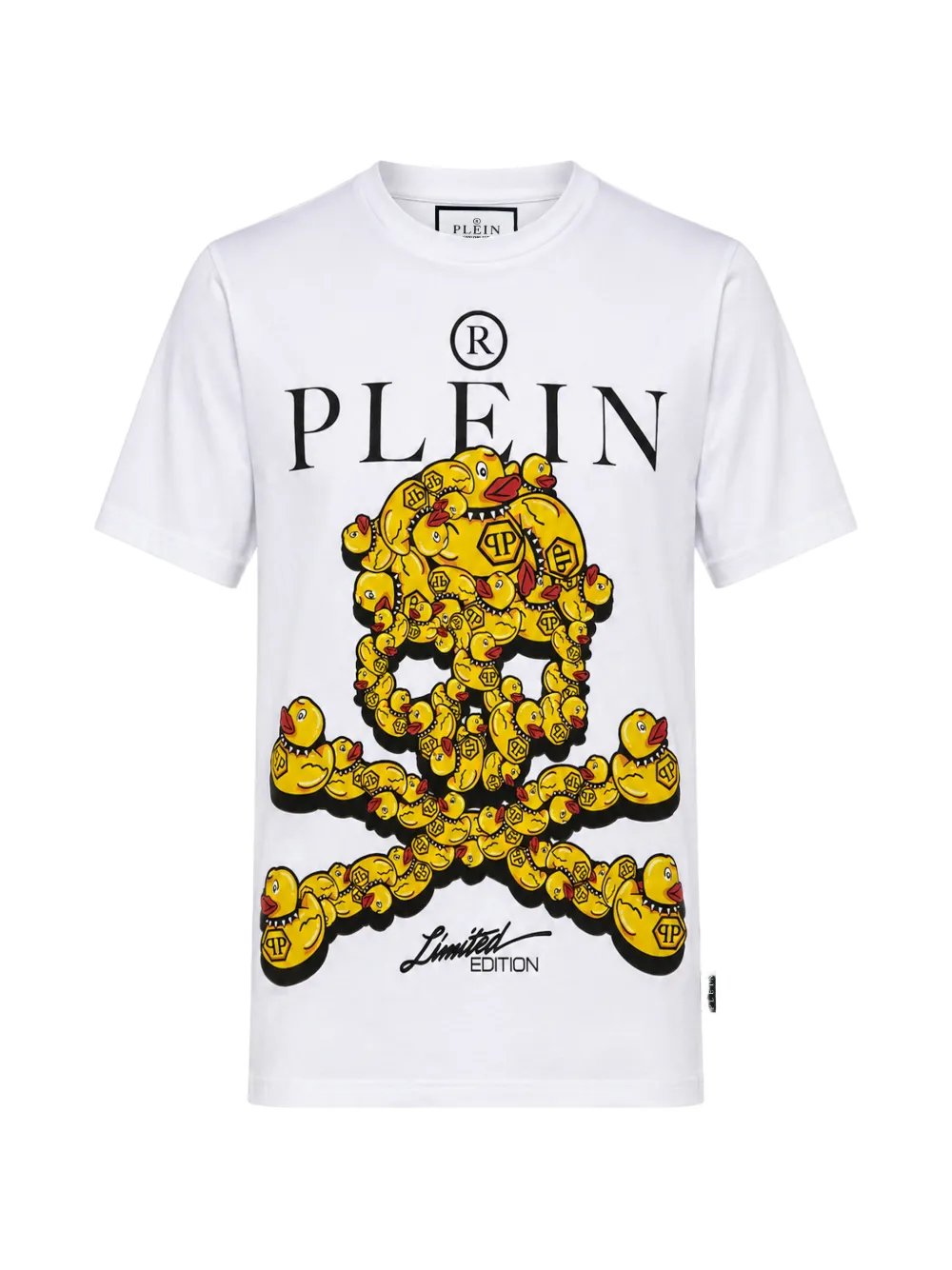 Philipp Plein jersey T-Shirt Duck Skull - Weiß