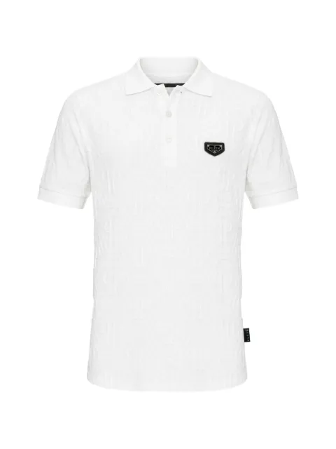 Philipp Plein Poloshirt mit Jacquard-Monogramm