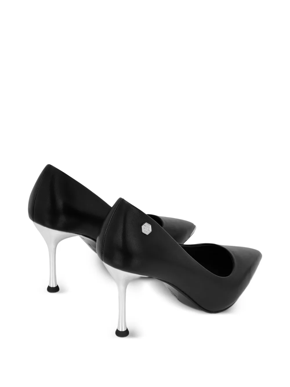 Philipp Plein h110 hexagon pumps Zwart