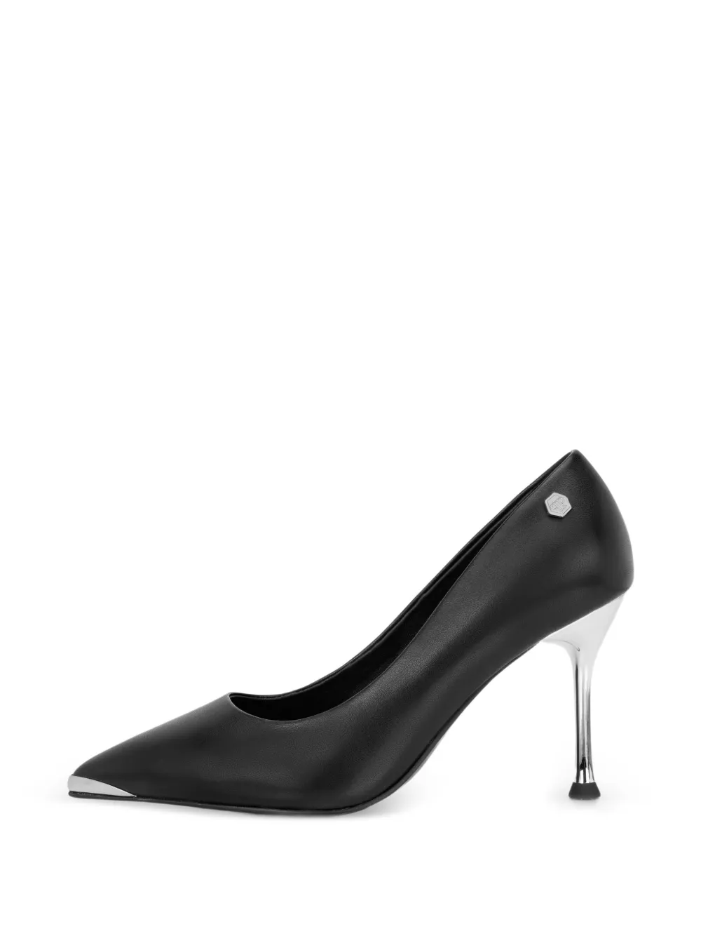 Philipp Plein h110 hexagon pumps Zwart