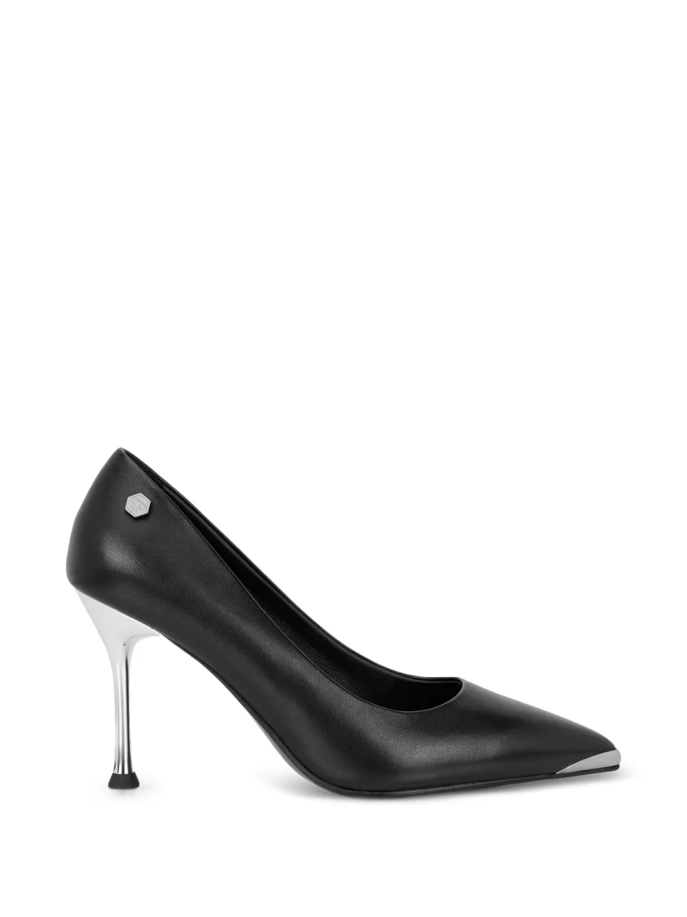 Philipp Plein h110 hexagon pumps Zwart