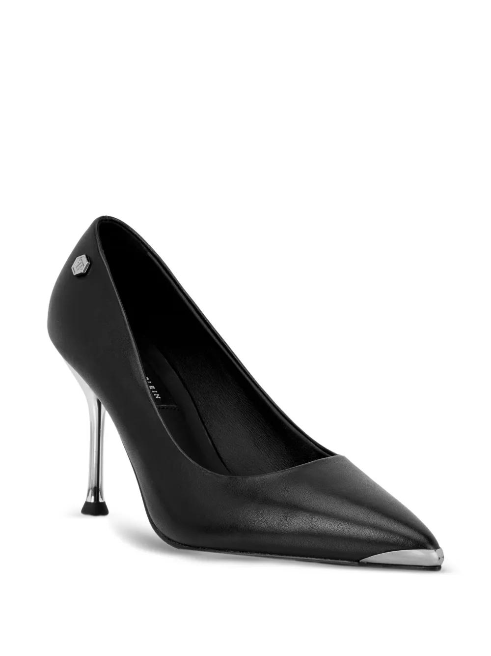Philipp Plein h110 hexagon pumps Zwart