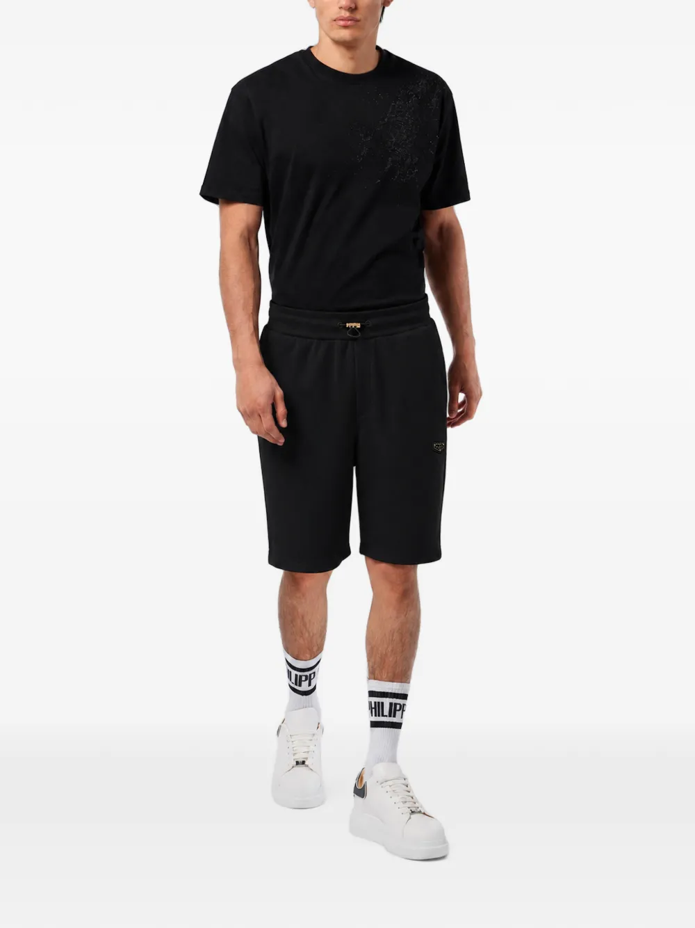 Philipp Plein Joggingshorts Zwart