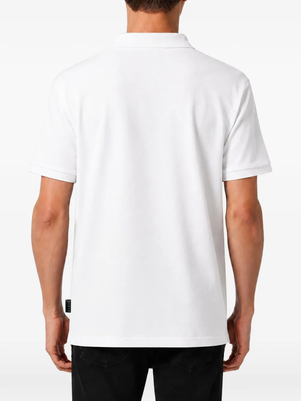 Philipp Plein Poloshirt met geborduurd logo Wit