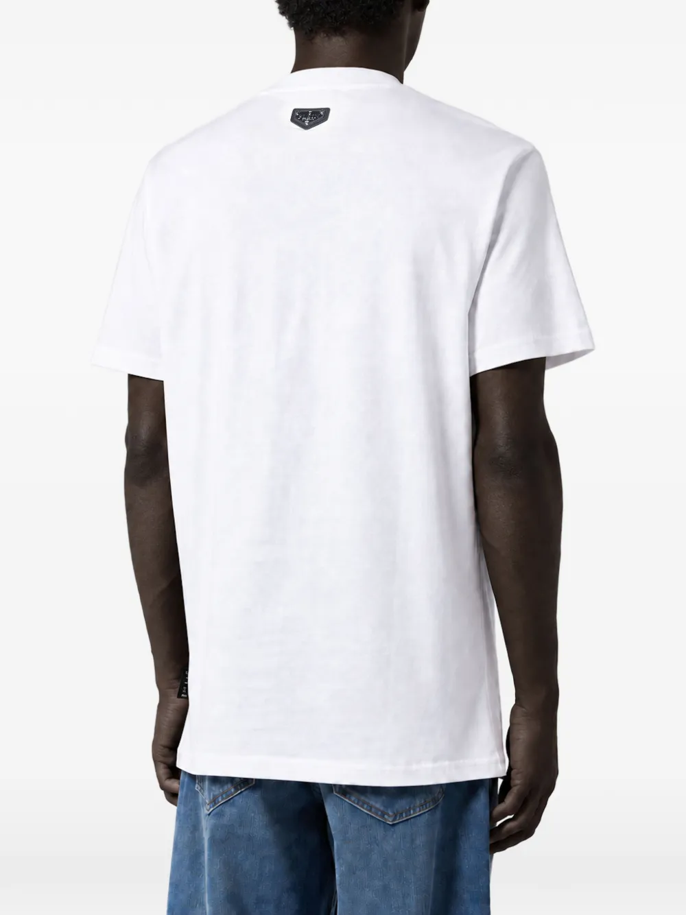 Philipp Plein Skull Baroque jersey T-shirt Wit