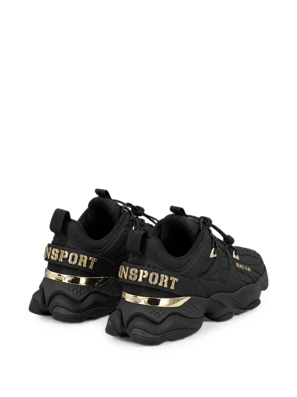 Plein Sport Beast X-01 sneakers Zwart