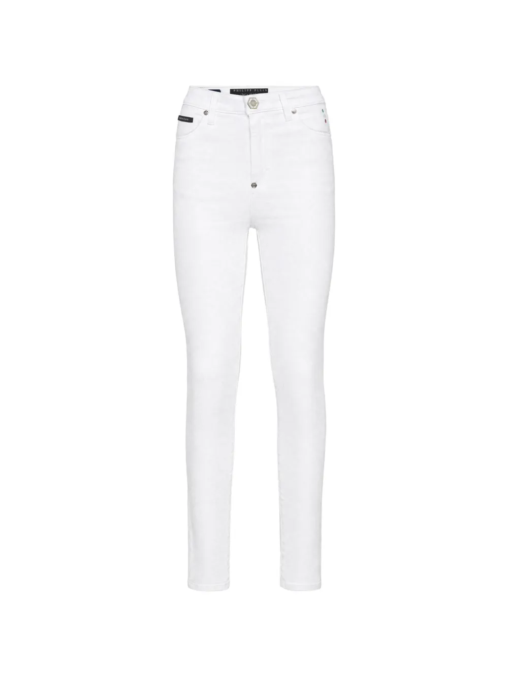 Philipp Plein high-waist jeggins - Bianco