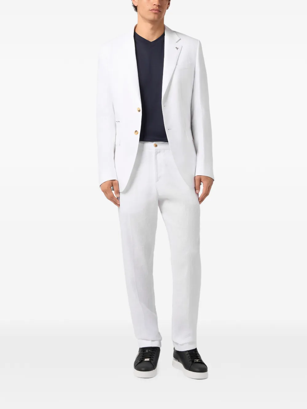 Philipp Plein Broek met trekkoordtaille Wit
