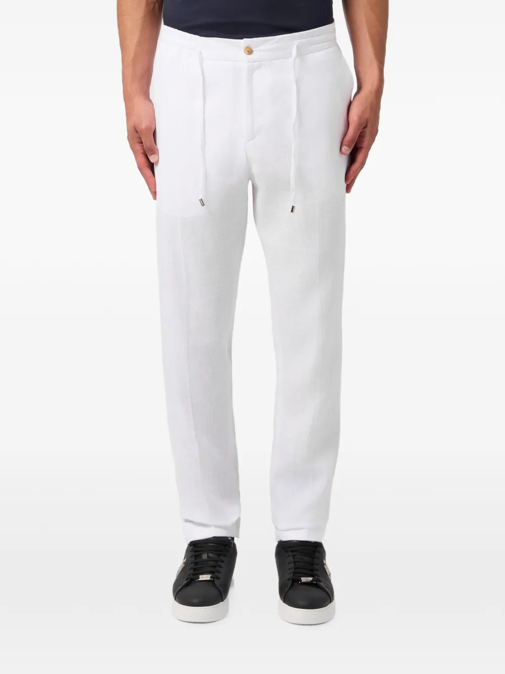 Philipp Plein Broek met trekkoordtaille Wit