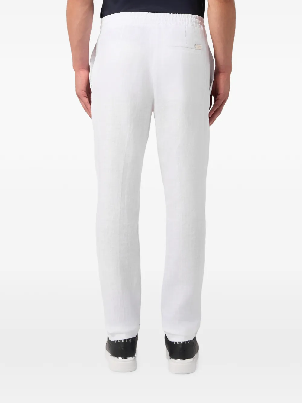 Philipp Plein Broek met trekkoordtaille Wit