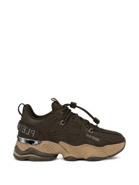 Plein Sport baskets Runner Beast X-01 à empiècements