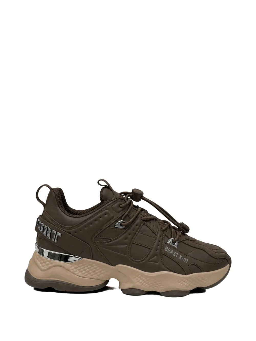 Plein Sport Runner Beast X-01 panelled sneakers