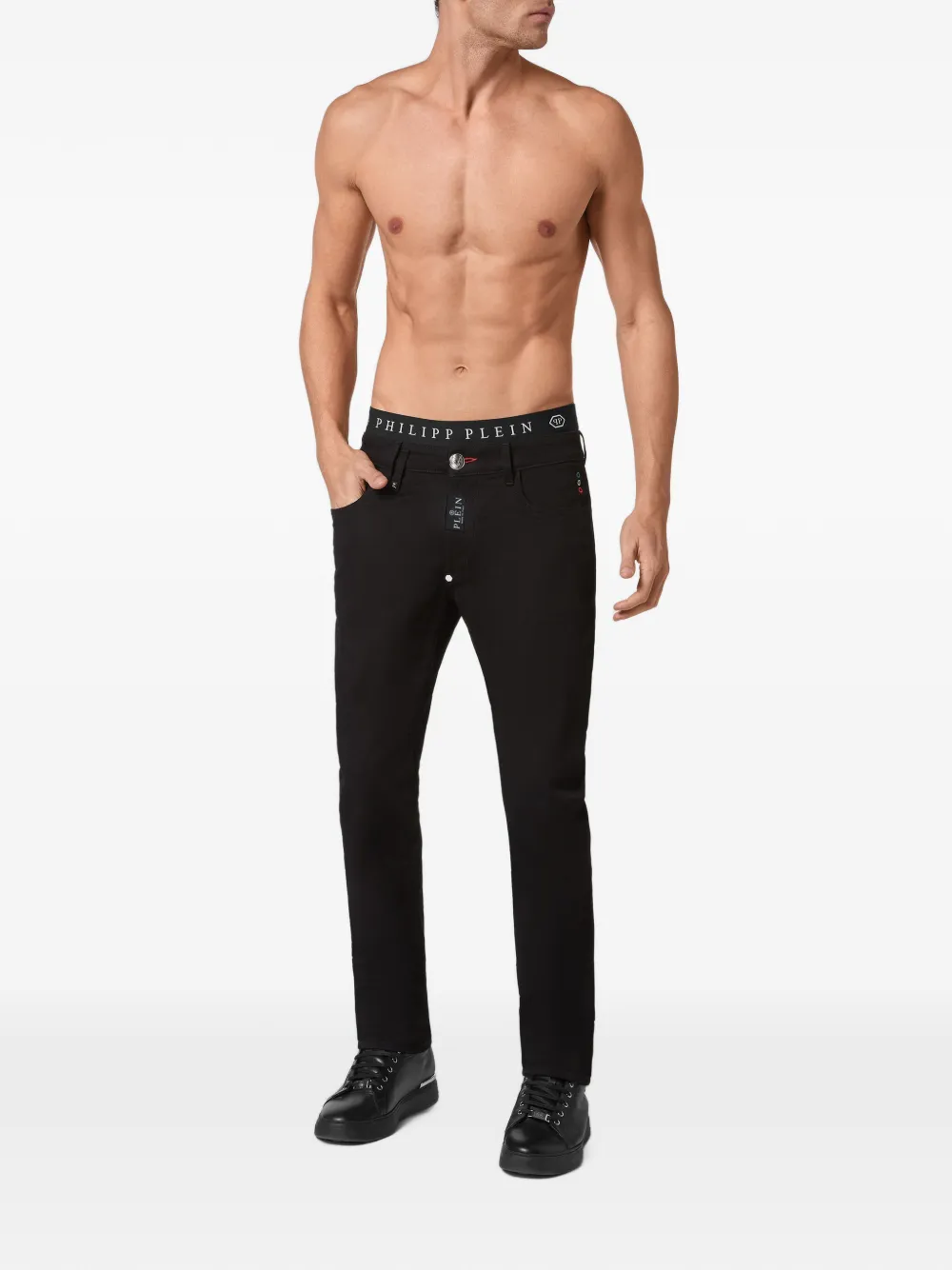 Philipp Plein Straight Supreme jeans Zwart