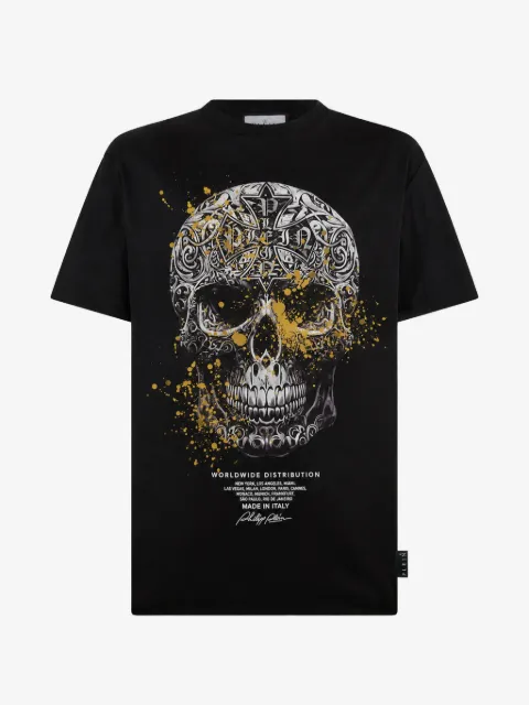 Philipp Plein jersey T-Shirt Skull Baroque Dots