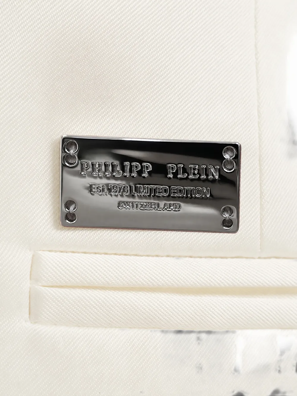 Philipp Plein Cady cargo blazer Wit