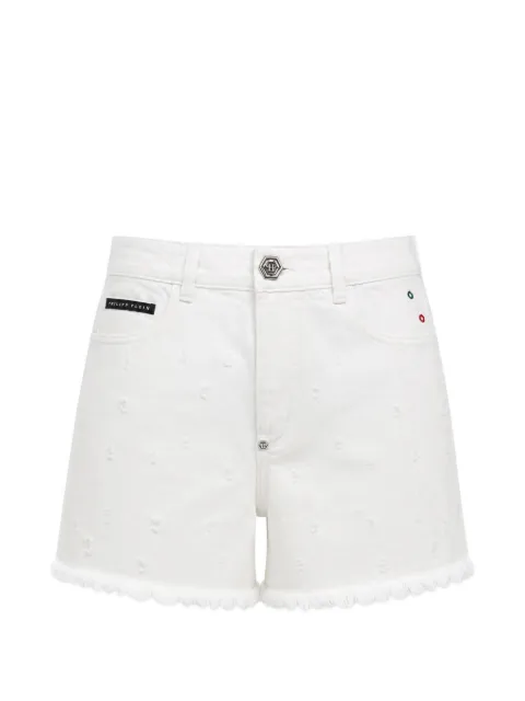 Philipp Plein short Roedge à coupe courte