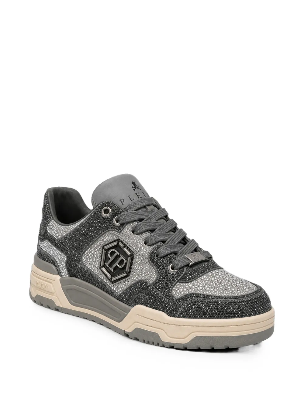 Philipp Plein low-top Predator V2 strass sneakers Grijs