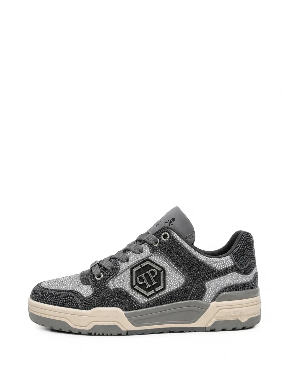 Philipp Plein low-top Predator V2 strass sneakers Grijs